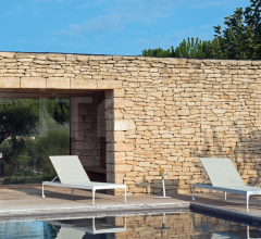 Итальянские Уличные шезлонги - Шезлонг Infinity sunbed фабрика Ethimo