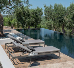 Итальянские Уличные шезлонги - Шезлонг Infinity sunbed фабрика Ethimo