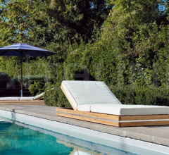 Итальянские Уличные шезлонги - Шезлонг Essenza sunbed фабрика Ethimo