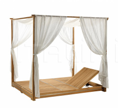 Итальянские Уличные шезлонги - Шезлонг Essenza lounge bed фабрика Ethimo