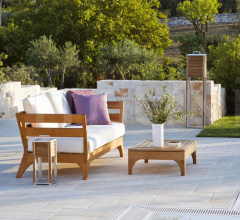 Итальянские Уличные столики - Журнальный столик Village square coffee table Итальянские Уличные столики - Журнальный столик Village square coffee table фабрика Ethimo