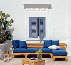 Итальянские Уличные столики - Журнальный столик Village square coffee table Итальянские Уличные столики - Журнальный столик Village square coffee table фабрика Ethimo