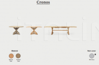 Стол обеденный Cronos extending rectangular table Ethimo