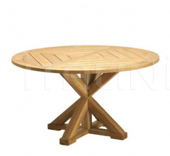 Итальянские Уличные столы - Стол обеденный Cronos round table Итальянские Уличные столы - Стол обеденный Cronos round table фабрика Ethimo