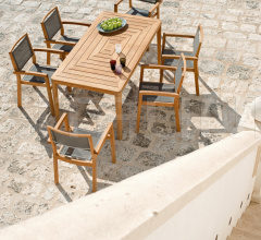 Итальянские Уличные столы - Стол обеденный Friends rectangular table Итальянские Уличные столы - Стол обеденный Friends rectangular table фабрика Ethimo