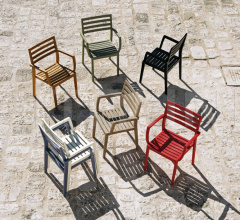 Итальянские Уличная мебель - Стул с подлокотниками Stella фабрика Ethimo