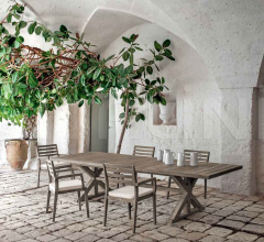 Итальянские Уличная мебель - Стул с подлокотниками Stella фабрика Ethimo