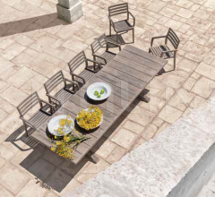 Итальянские Уличная мебель - Стул с подлокотниками Stella фабрика Ethimo