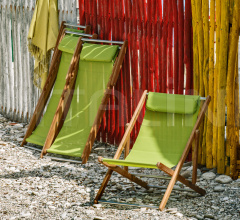 Итальянские Уличные шезлонги - Шезлонг Elle Deck chair фабрика Ethimo