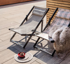 Итальянские Уличные шезлонги - Шезлонг Elle Deck chair фабрика Ethimo