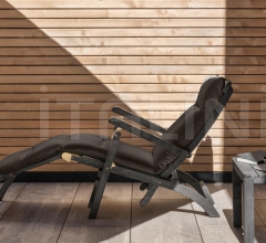Итальянские Уличные шезлонги - Шезлонг Cruise teak chaise longue фабрика Ethimo