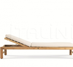 Итальянские Уличные шезлонги - Шезлонг Sand sunbed in teak фабрика Ethimo