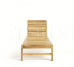 Итальянские Уличные шезлонги - Шезлонг Sand sunbed in teak фабрика Ethimo
