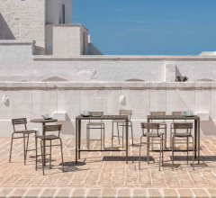 Итальянские Рестораны/Бары - Барный стул Laren high stool фабрика Ethimo