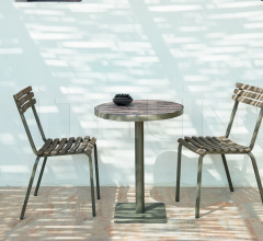 Итальянские Уличные столы - Стол обеденный Laren Round dining table Итальянские Уличные столы - Стол обеденный Laren Round dining table фабрика Ethimo