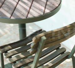 Итальянские Уличные столы - Стол обеденный Laren Round dining table Итальянские Уличные столы - Стол обеденный Laren Round dining table фабрика Ethimo