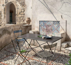 Итальянские Уличные столы - Стол обеденный Flower rectangular table 160x80cm Итальянские Уличные столы - Стол обеденный Flower rectangular table 160x80cm фабрика Ethimo