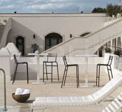 Итальянские Рестораны/Бары - Барный стул Flower high stool фабрика Ethimo