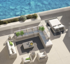 Итальянские Уличная мебель - Модульный диван Cube фабрика Ethimo