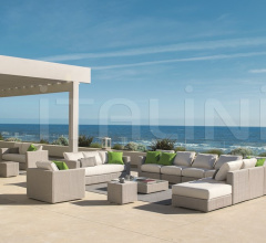 Итальянские Уличная мебель - Модульный диван Cube фабрика Ethimo