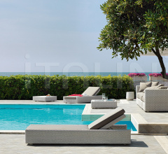 Итальянские Уличные столики - Журнальный столик Cube square coffee table Итальянские Уличные столики - Журнальный столик Cube square coffee table фабрика Ethimo