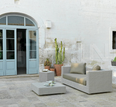 Итальянские Уличные столики - Журнальный столик Cube rectangular coffee table Итальянские Уличные столики - Журнальный столик Cube rectangular coffee table фабрика Ethimo