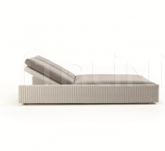 Итальянские Уличные шезлонги - Шезлонг Cube double sunbed Итальянские Уличные шезлонги - Шезлонг Cube double sunbed фабрика Ethimo