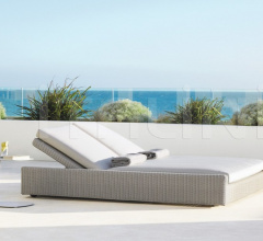 Итальянские Уличные шезлонги - Шезлонг Cube double sunbed Итальянские Уличные шезлонги - Шезлонг Cube double sunbed фабрика Ethimo