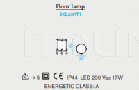 Светильник Shake floor lamp Ethimo
